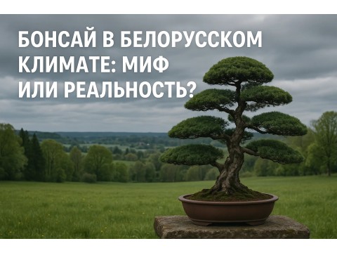 Бонсай в белорусском климате: миф или реальность?